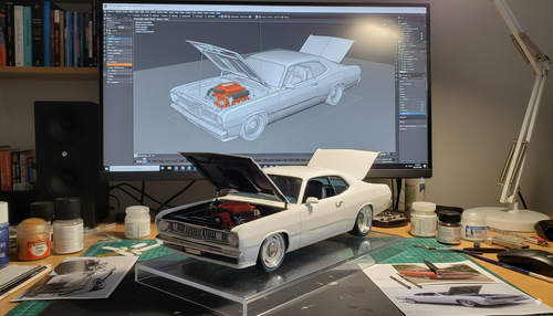 Make a Custom 1/18 Scale Diecast of your car "Image Only"