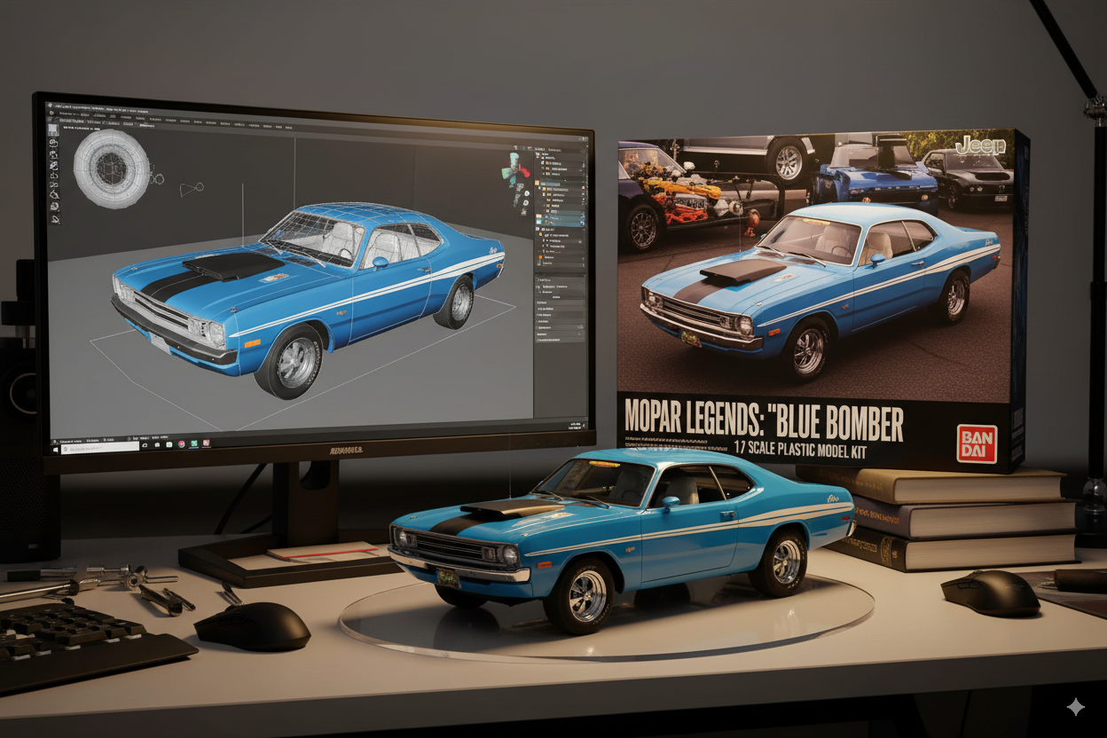 Make a Custom 1/18 Scale Diecast of your car "Image Only"