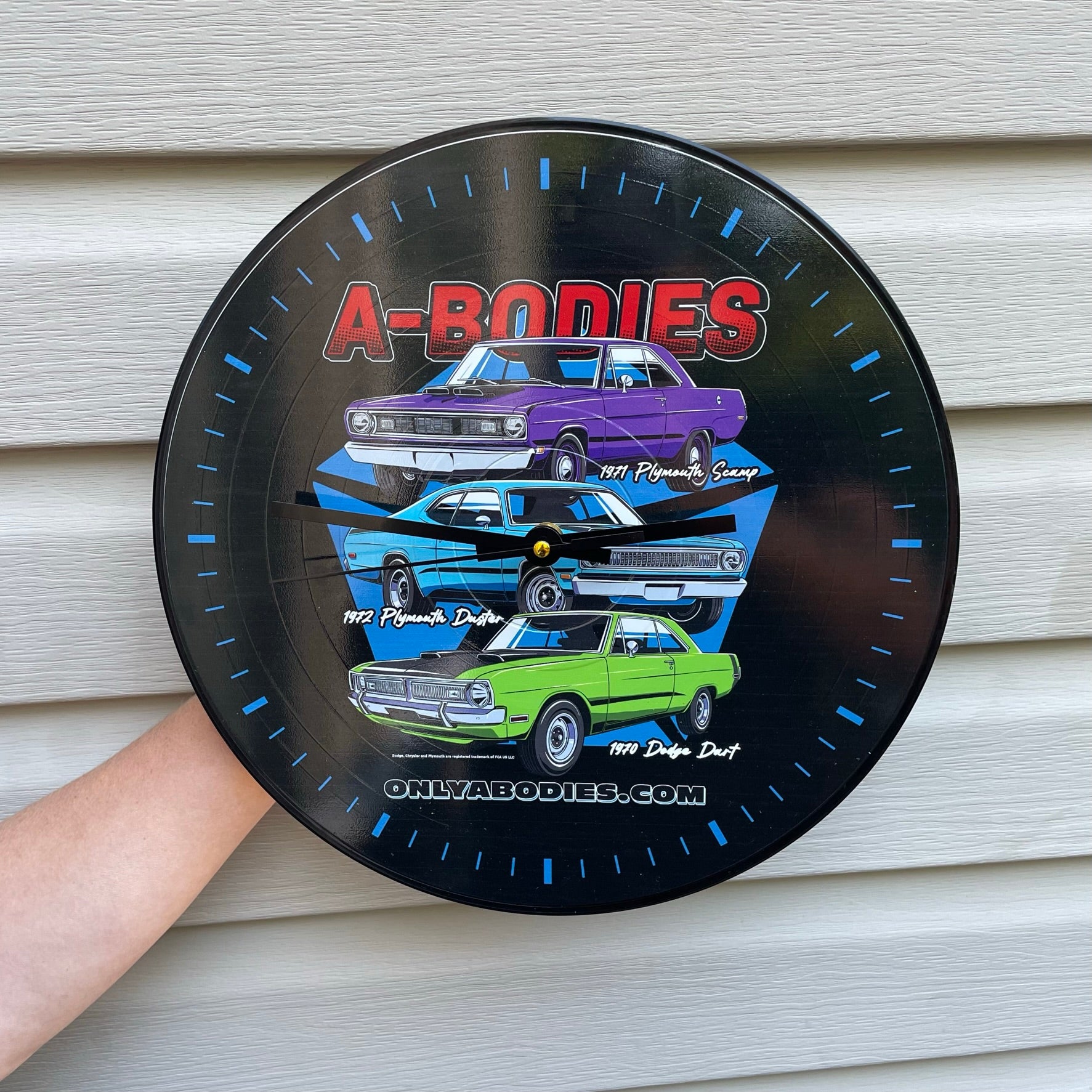 Only Abodies Custom "70's Edition" Wall Clock