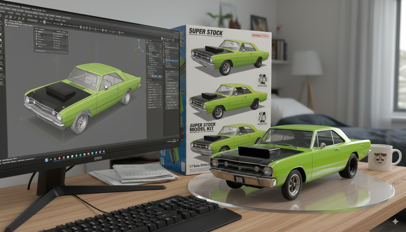 Make a Custom 1/18 Scale Diecast of your car "Image Only"