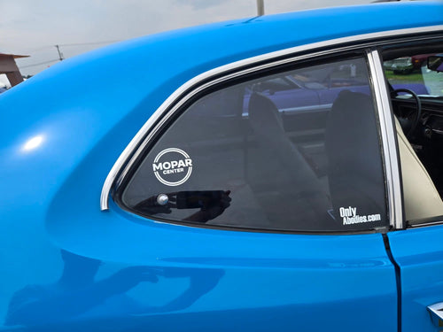 Mopar Center Vinyl Window Decal
