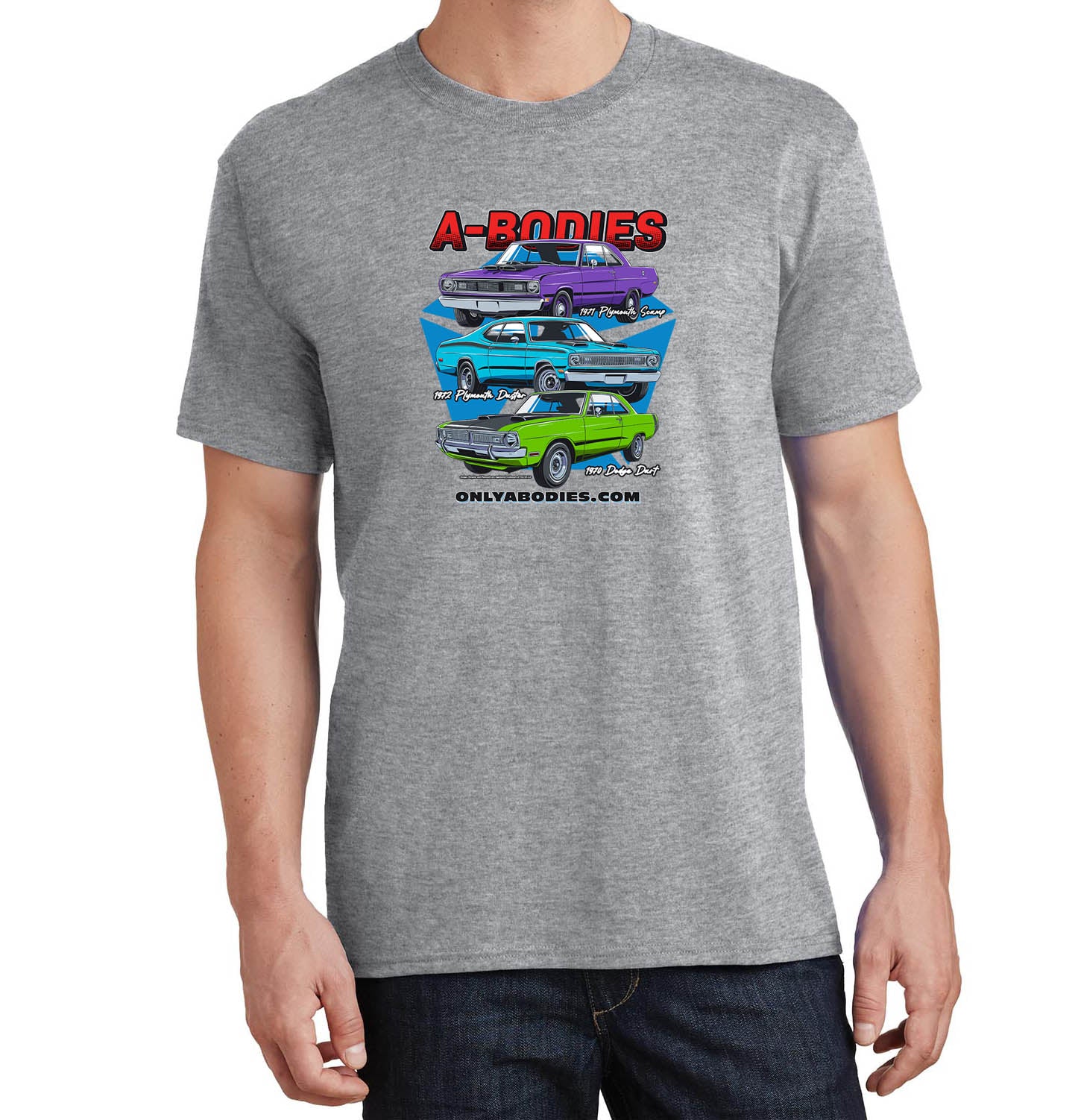 Only Abodies 2025 Club 70's Edition T-Shirt Front Logo Only