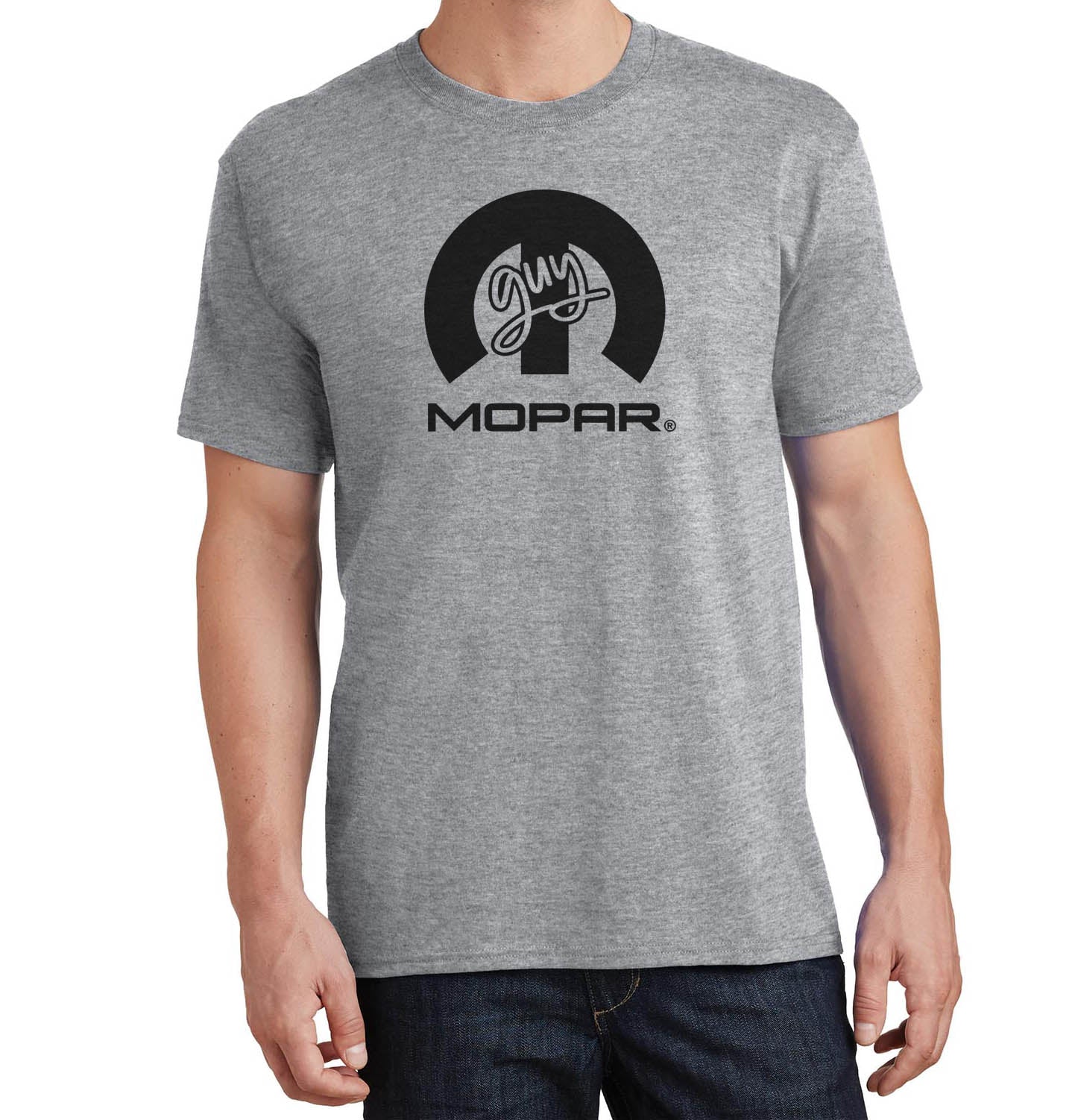 Only Abodies 2025 Club "Mopar Guy" T-Shirt Front Logo
