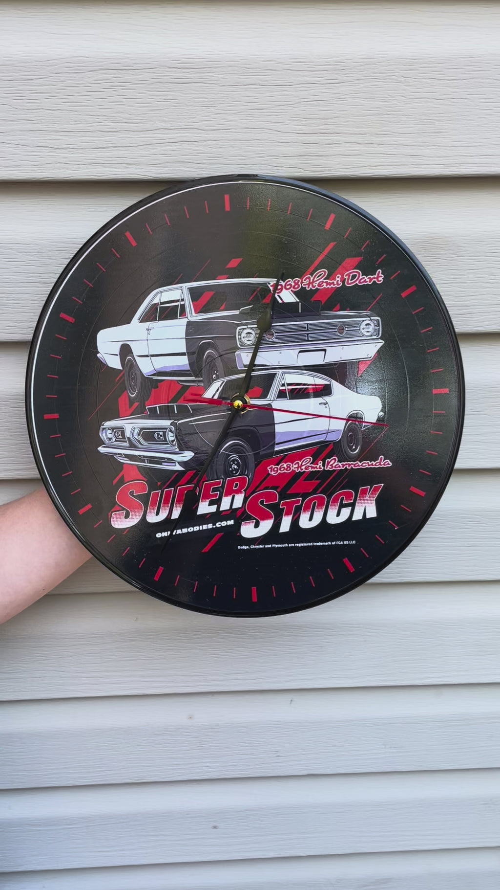 Only Abodies Custom "Super Stock" Wall Clock