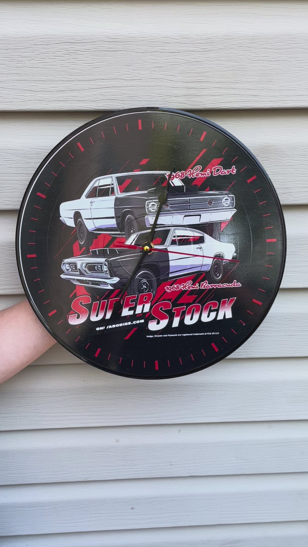 Only Abodies Custom "Super Stock" Wall Clock