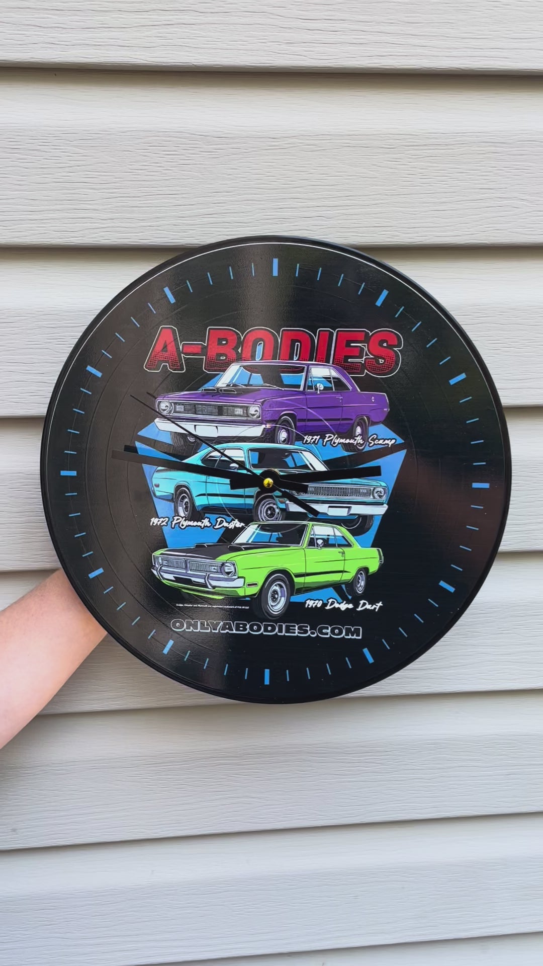 Only Abodies Custom "70's Edition" Wall Clock