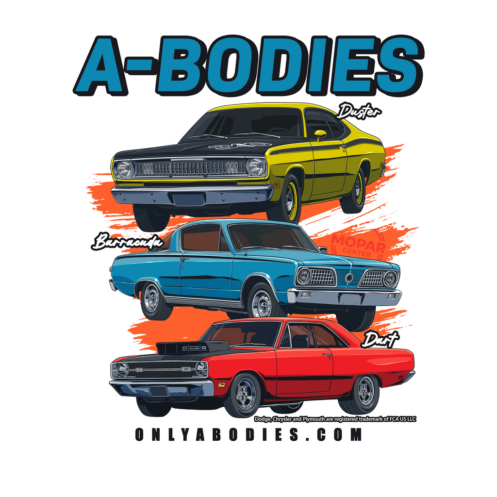 Only Abodies / Mopar Center 2026 T-Shirt