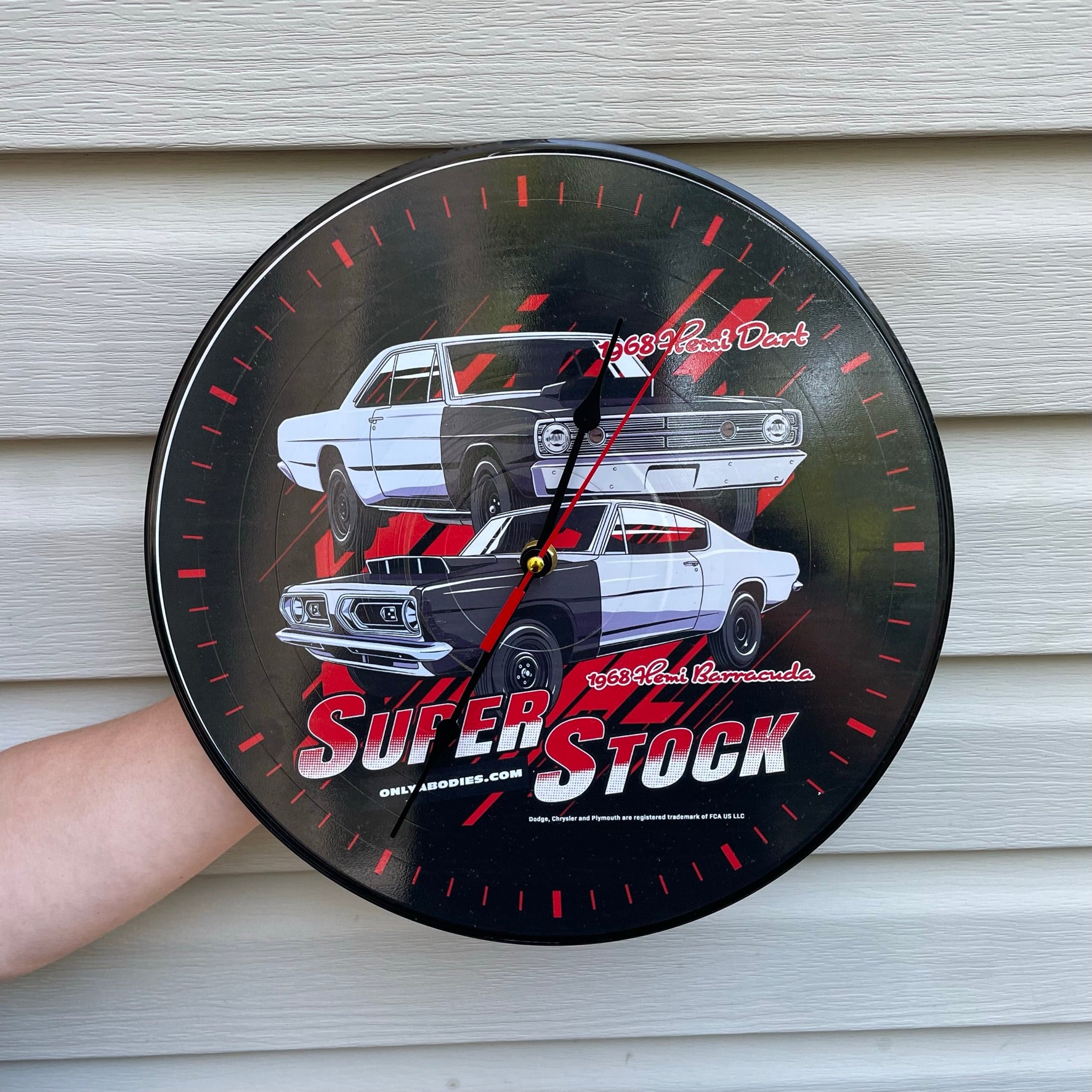 Only Abodies Custom "Super Stock" Wall Clock